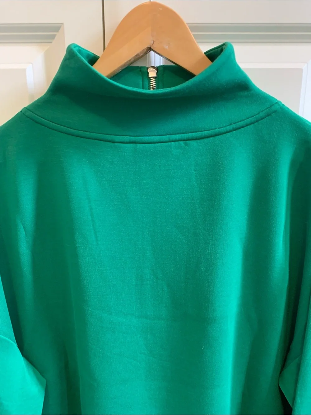 Varley Hawley Half-Zip Sweatshirt Double Soft Anthropologie sz Medium NEW green - Picture 10 of 16